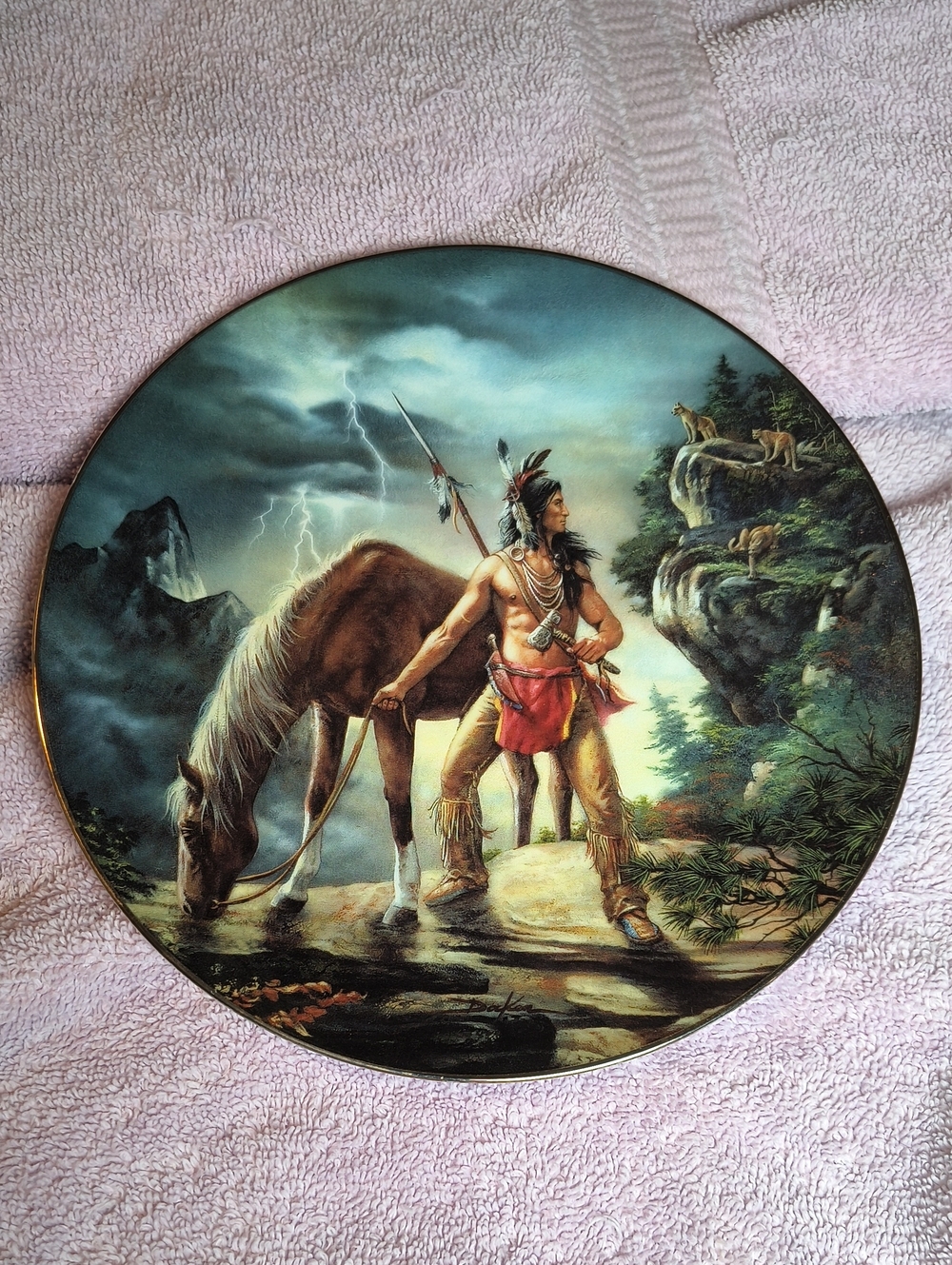 The Bradford Exchange "The Keeper" Plate
